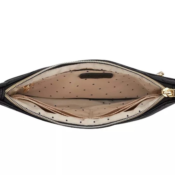 Itzy Ritzy Black Boss Pouch Wallet Wristlet Belt Bag - Picture 6 of 12